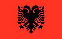 Albanian flag 