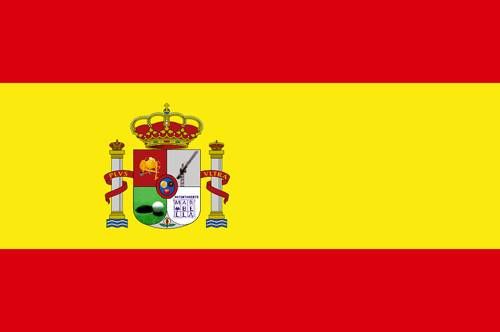 The flag of Spain 